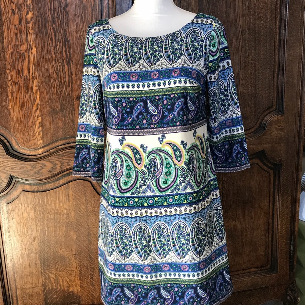 Banana Republic multicolor mini sheath dress